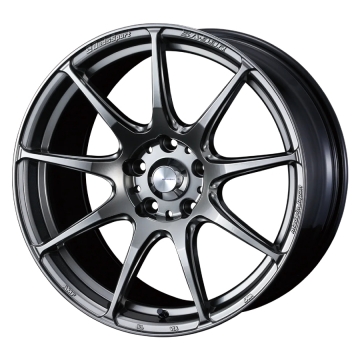 WedsSport SA-99R Wheel - 15x5.0 / Offset +45 / 4x100 (Face F / Platinum Silver Black)