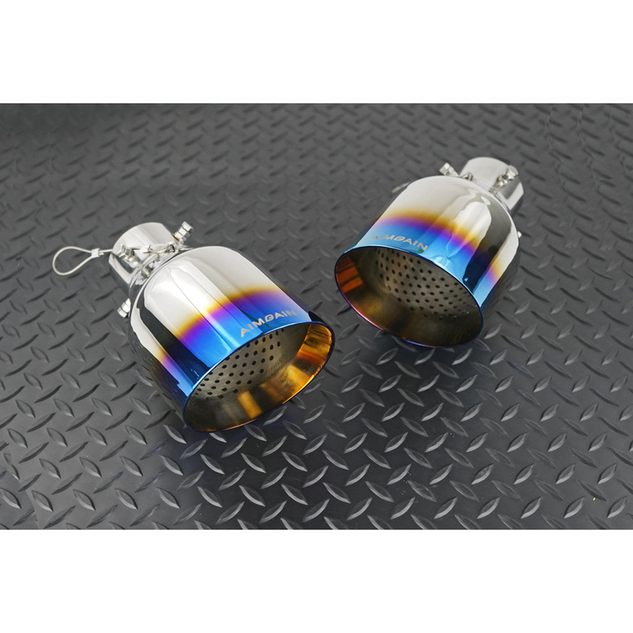 Evasive Motorsports: Aimgain Dedicated Muffler Cutter Blue Shot
