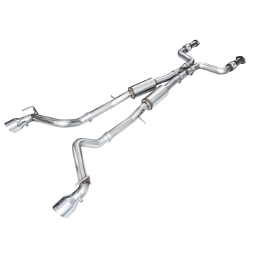 AWE Track Edition Exhaust (Chrome Silver Tips) - Nissan 400Z RZ34 2023+