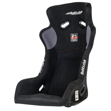 Buddy Club P1 Racing EVO Bucket Seat (Wide) - Black