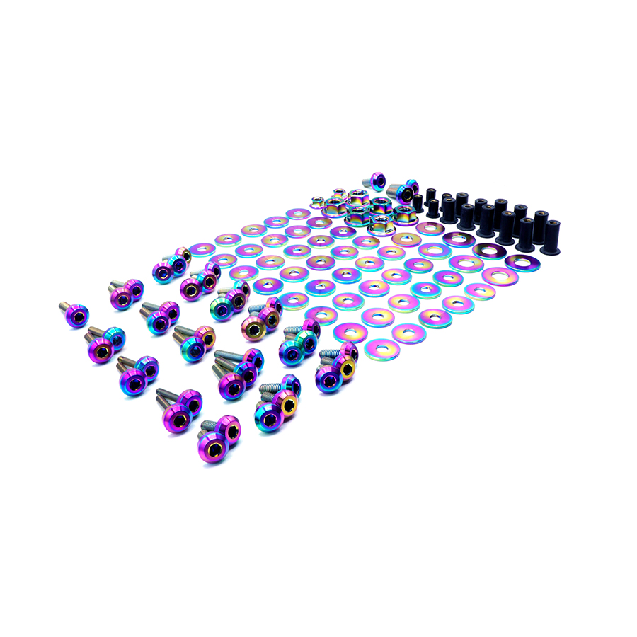 thumbnail image 2 of Sickspeed 24pc Blue Anodized Bolt & Washer Dress Up Kit For ATV / UTV / Side By Side - Body Hardware 2 of 6