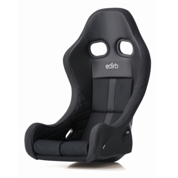 edirb 0B1 Seat (ZIEG IV Style) - Black / Protein Ultra Suede / Silver Stitch