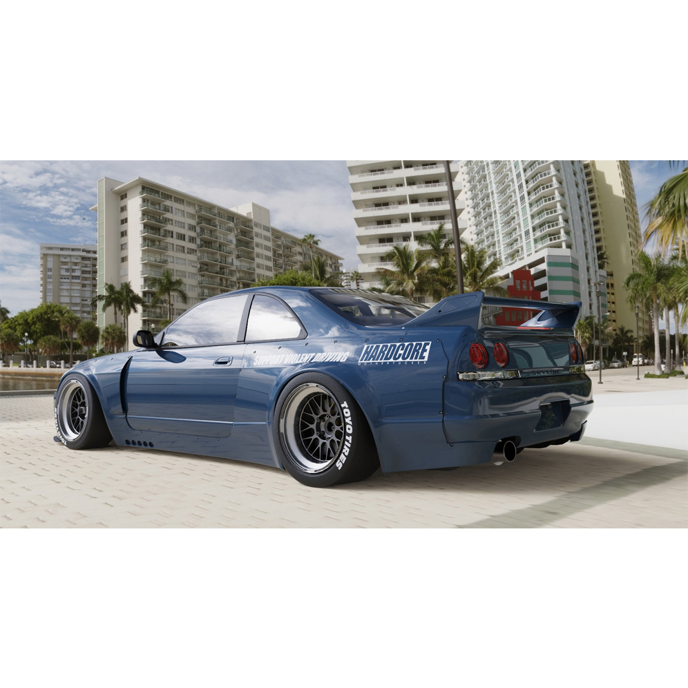 Evasive Motorsports: Pandem Side Skirts - Nissan Skyline GT-R R33