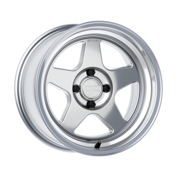 Kansei KNP Wheel - 15x8.0 / Offset +0 / 4x100 / Bore 73.1mm (Hyper Silver with Bright Machined Lip)