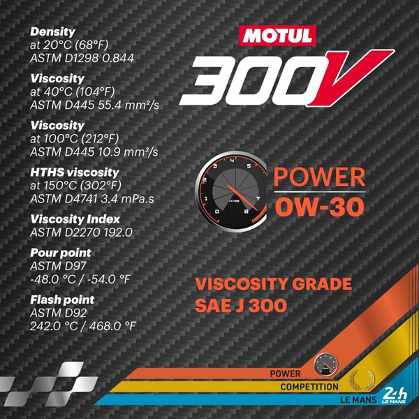 Evasive Motorsports: Motul Synthetic Ester Racing Oils 300V POWER