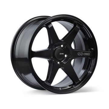 Enkei T6R Wheel - 17x8.0 / Offset +40 / 5x114.3 (Gloss Black)