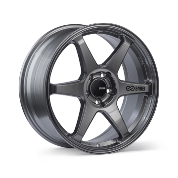 Enkei T6R Wheel - 17x8.0 / Offset +40 / 5x114.3 (Gloss Gunmetal)