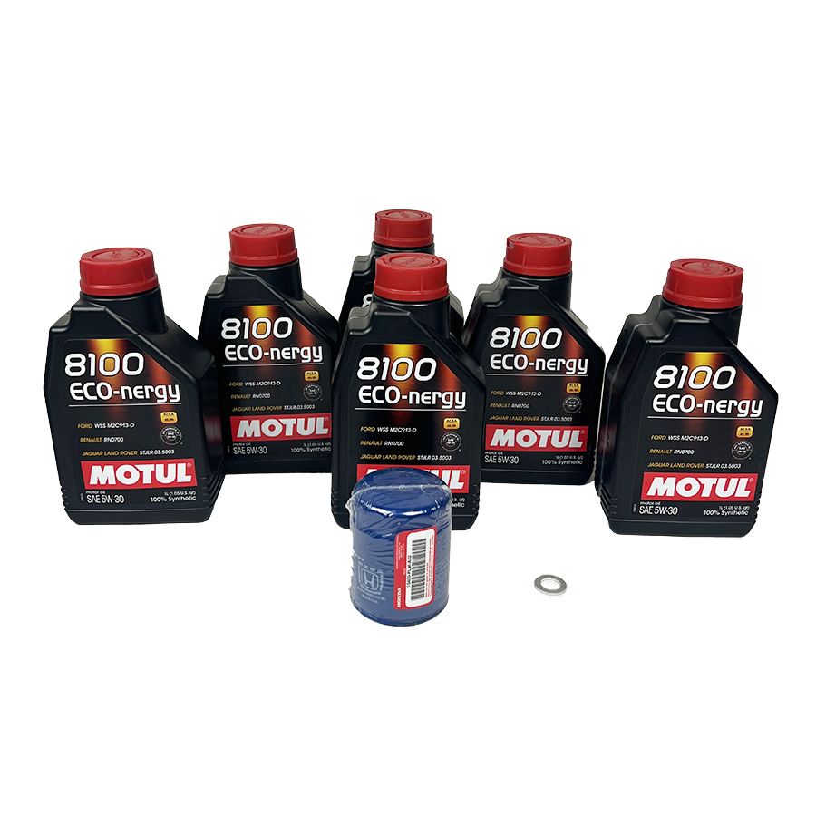 5L Motul 8100 X-CLEAN+ 5W30 & Mann Filter Oil Change Kit For VW Passat 2.0L CKRA Engine