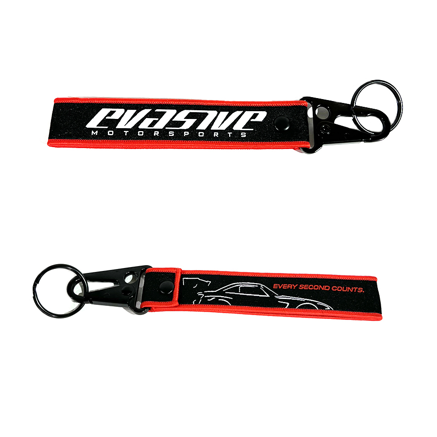 Evasive Motorsports Evasive Motorsports Pull Strap Key Chain Red / Black