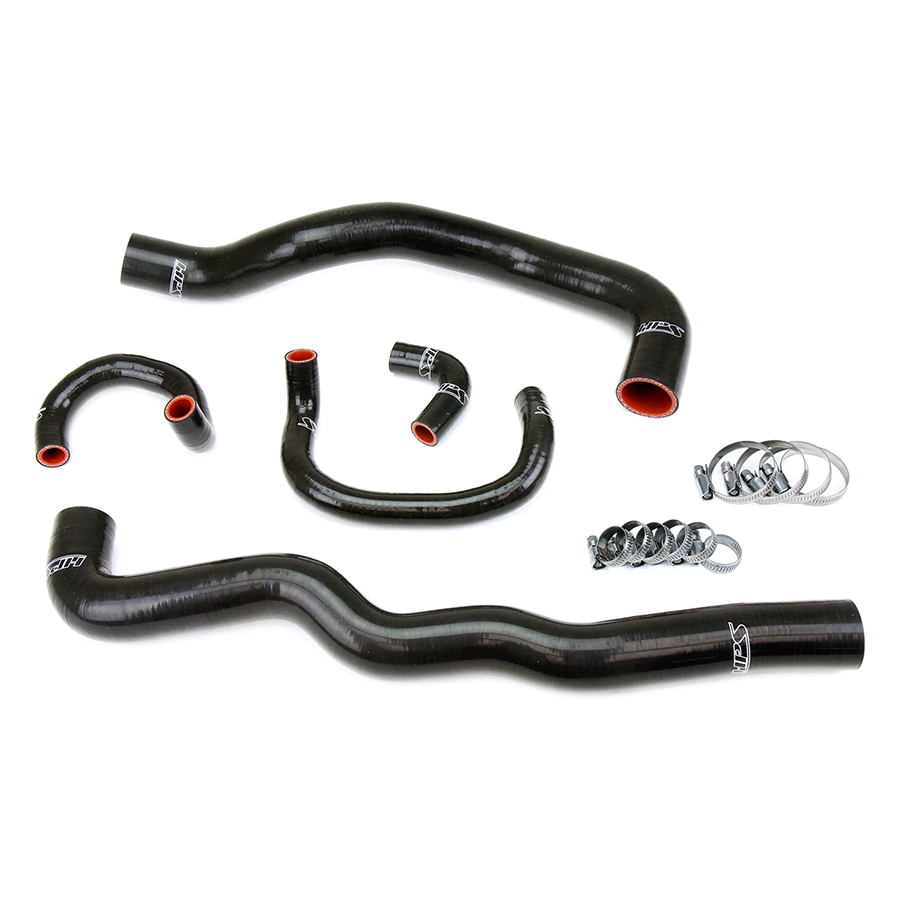 Evasive Motorsports: HPS Silicone Radiator and Heater Hose Kit (Black ...