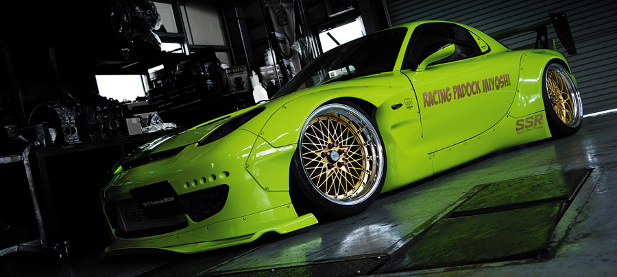 Evasive Motorsports: SSR Formula Mesh Wheel - 19x12.0 / Offset -19