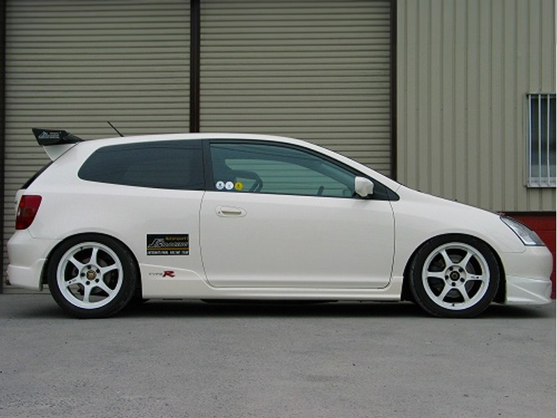 ずんだ　EP3ウイング Evasive Motorsports: J's Racing 3D GT Wing (Type 1 / Wet Carbon