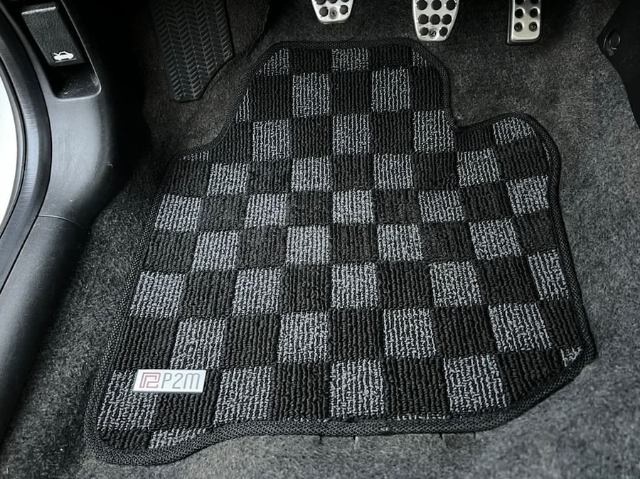 Evasive Motorsports: Phase 2 Motortrend Checkered Race Floor Mats