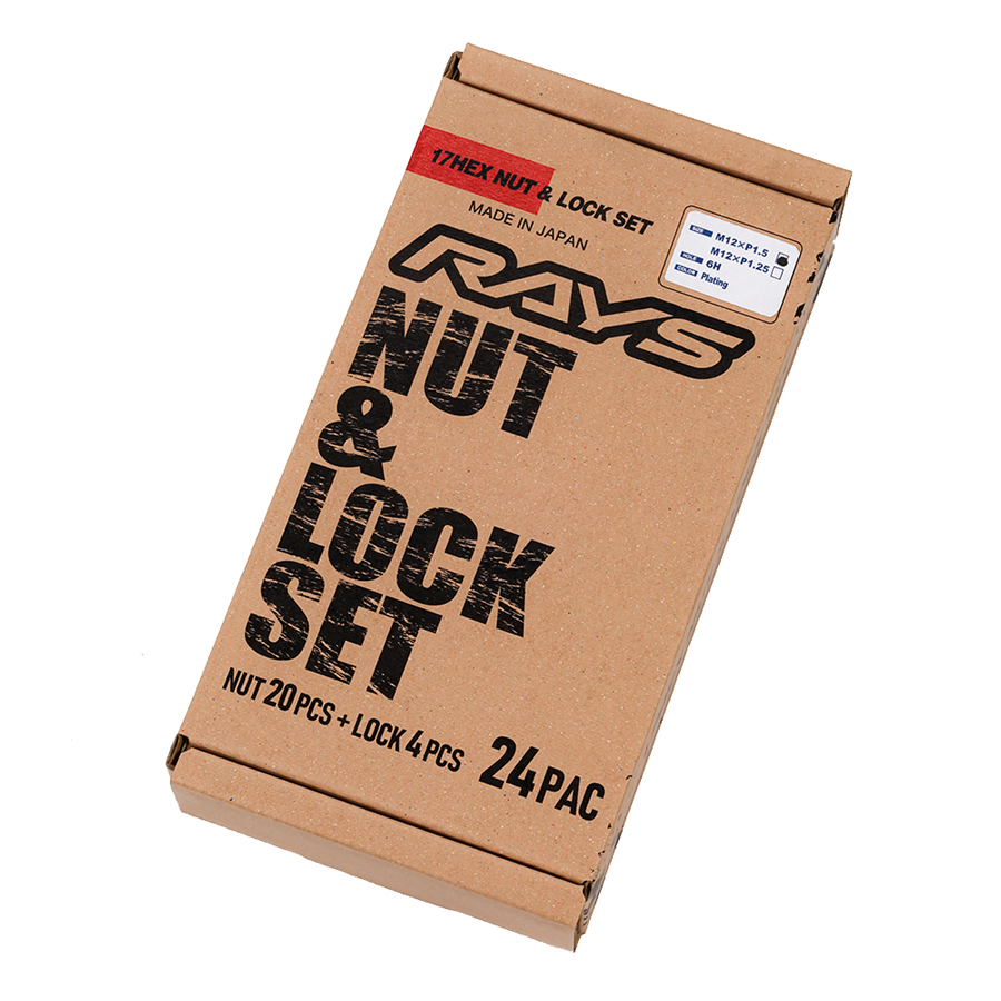Evasive Motorsports: RAYS 17Hex L31 6-Hole Lock and Nut Set - Set
