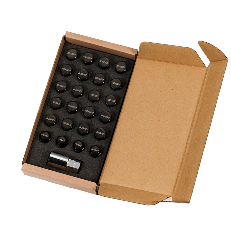 Evasive Motorsports: RAYS 19Hex L33 6-Hole Lock and Nut Set - Set