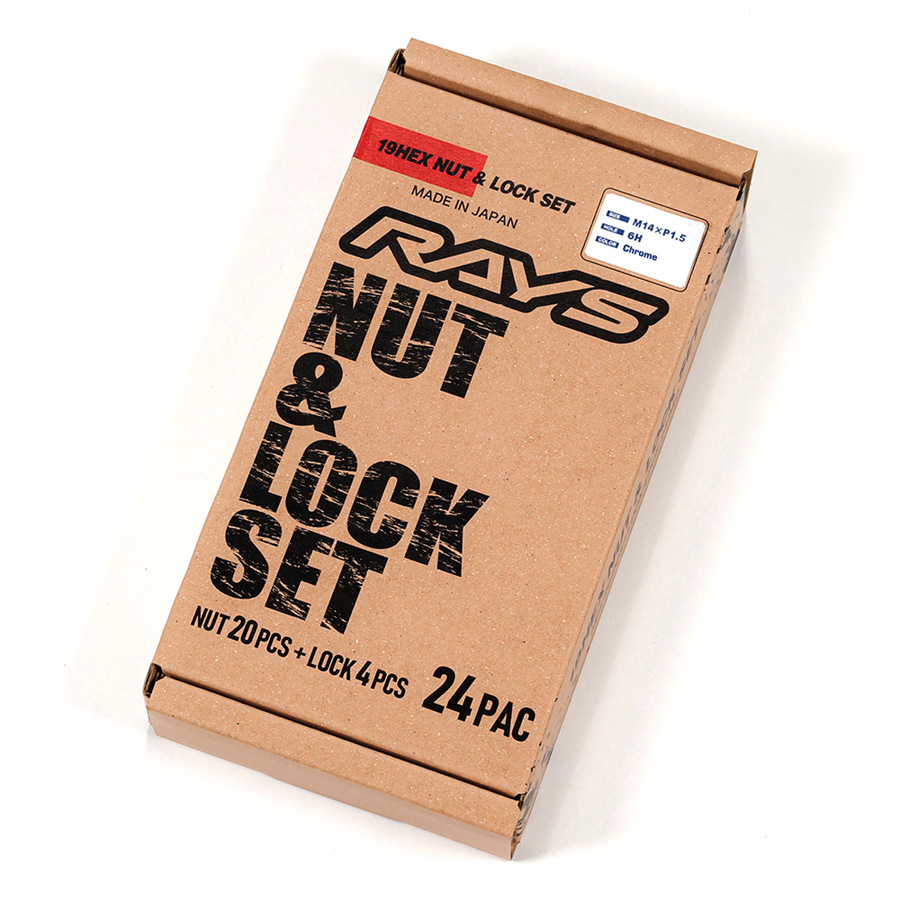 Evasive Motorsports: RAYS 19Hex L33 6-Hole Lock and Nut Set - Set