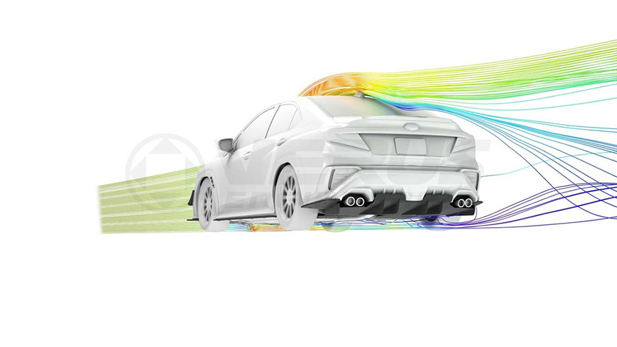 Evasive Motorsports: Verus Engineering Rear Diffuser - Subaru WRX