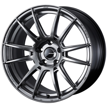 WedsSport SA-62R Wheel (Face FR) - 17x7.5 / Offset +45 / 5x114.3 (Platinum Silver Black)