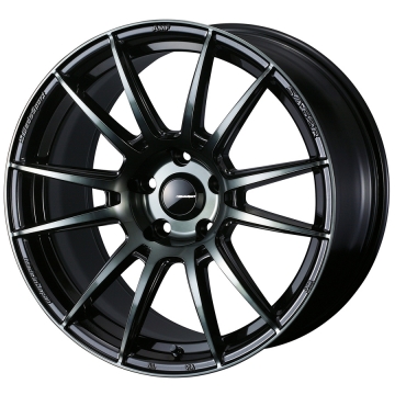 WedsSport SA-62R Wheel (Face FR) - 17x7.5 / Offset +45 / 5x114.3 (Weds Black Clear)