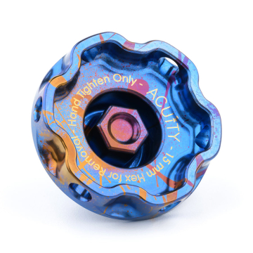 Acuity Podium Ti Oil Cap (Splatter Titianium): Honda / Acura B, D,F, H, I, J, K, L& R Series Engines