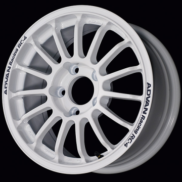 Advan RC-4 Wheel - 15x6.0 / Offset +40 / 4x100 (Rally White)