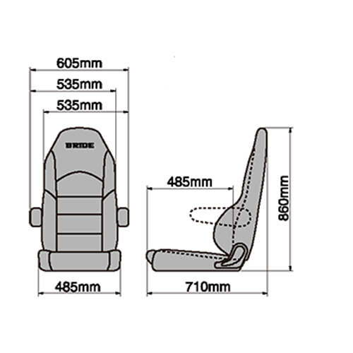 Evasive Motorsports: Bride Digo III Light Cruz Seat With Heater 
