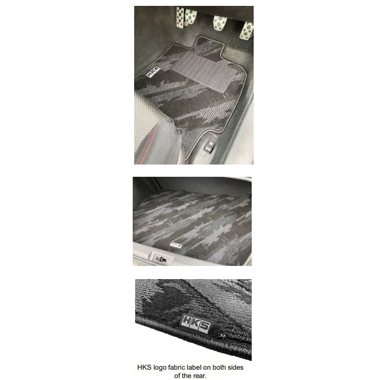 Evasive Motorsports: HKS Floor Mat (Monotone Oil Color - 5 Piece