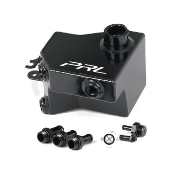 PRL Motorsports Baffled Coolant Expansion Tank (Black) - Honda Civic Type R FK8 / FL5 2017+ / Civic Si 17-21