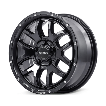 RAYS Offroad F6 Boost Wheel - 17x7.0 / Offset +40 / 5x114.3 (Semigloss Black)