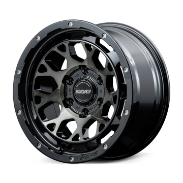 RAYS Offroad M9+ Wheel - 16x6.5 / Offset +38 / 6x139.7 (Black / Disk Clear Smoke)