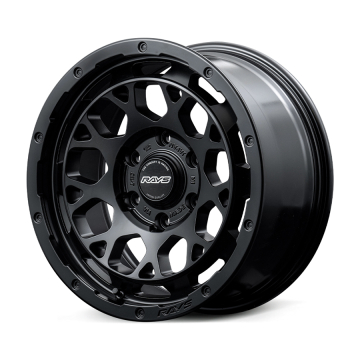RAYS Offroad M9+ Wheel - 16x6.5 / Offset +38 / 6x139.7 (Semi Gloss Black / DC)
