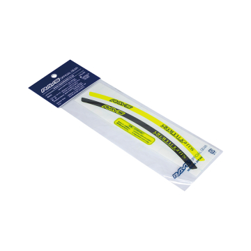 Gram Lights 57CR/DR/DR-X 17/18" Rim Sticker Set (2 Pieces / Luminous Yellow/Black)