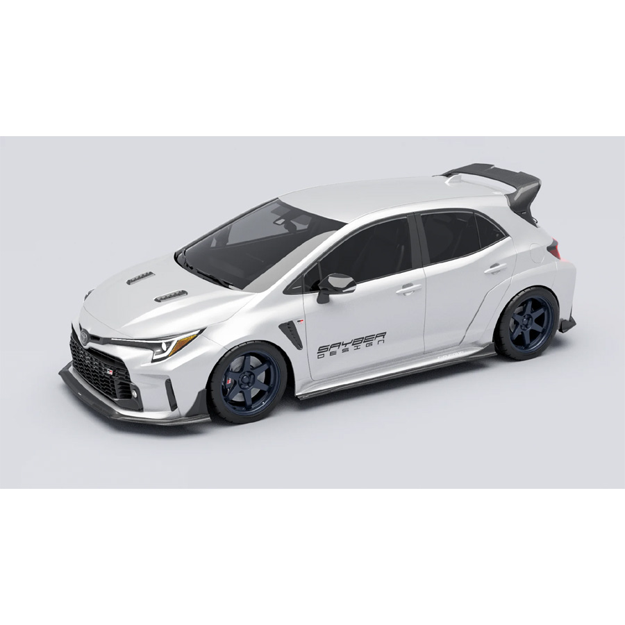 Evasive Motorsports: Sayber Design 3 Piece Carbon Fiber Lip