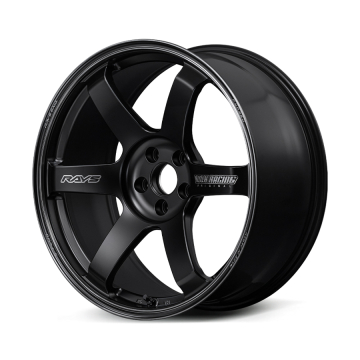 Volk Racing TE37 Saga S-Plus Black Shadow Wheel (Face 1) - 18x7.5 / Offset +48 / 5x100 (Matte Translucent Black)