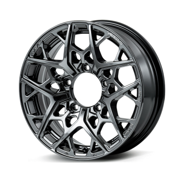 Versus VV25MX Wheel (Face 1) - 16x5.5 / Offset +20 / 5x139.7 (Jet Black)