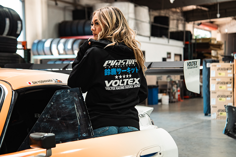 Evasive Motorsports: Evasive x Voltex Suzuka Hoodie