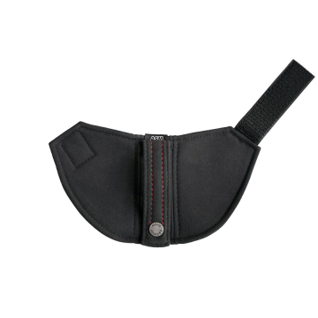 ASM Shoulder Cover - Ruby - Alcantara / Red Double Stitching