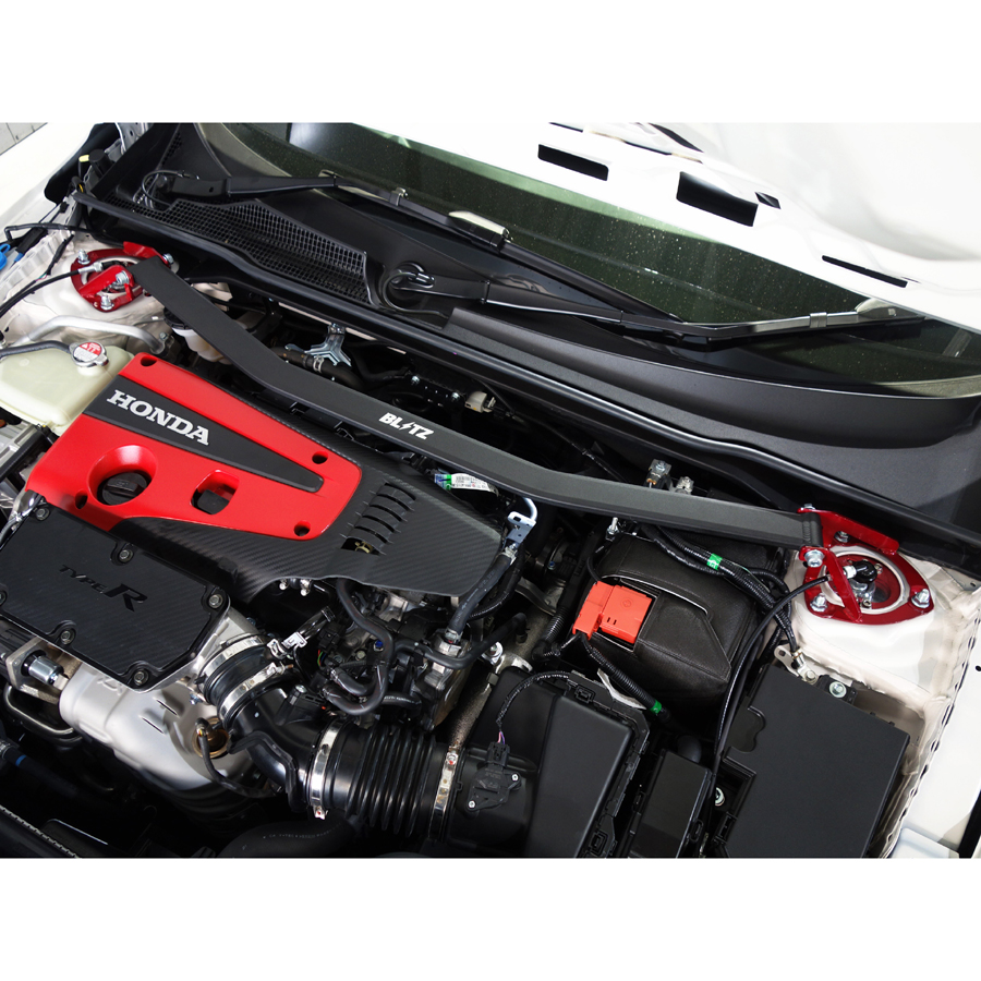 Evasive Motorsports: Blitz Strut Tower Bar (Front) - Honda Civic