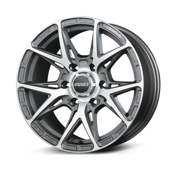 Versus VV21SX Craft Collection Wheel - 17x8.0 / Offset +20 / 6x139.7 (Matte Diamond Cut / Side Matte Graphite)