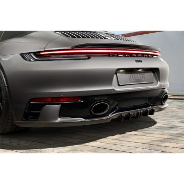 TECHART Diffusor Add-On - Porsche 992 Carrera and GTS models Coupe / Cabrio with Sport Design Rear Apron