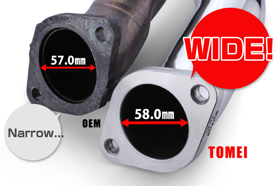 Evasive Motorsports: Tomei Joint Pipe / Over Pipe (Ver. 2) - Scion