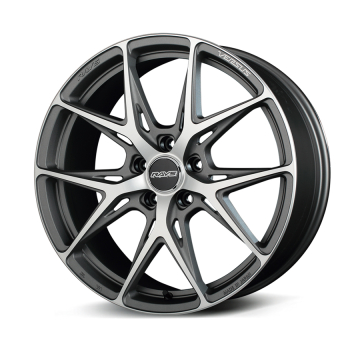 Versus VV21S Craft Collection Wheel (Face 1) - 18x8.0 / Offset +38 / 5x114.3 (Matte Diamond Cut / Side Matte Graphite)
