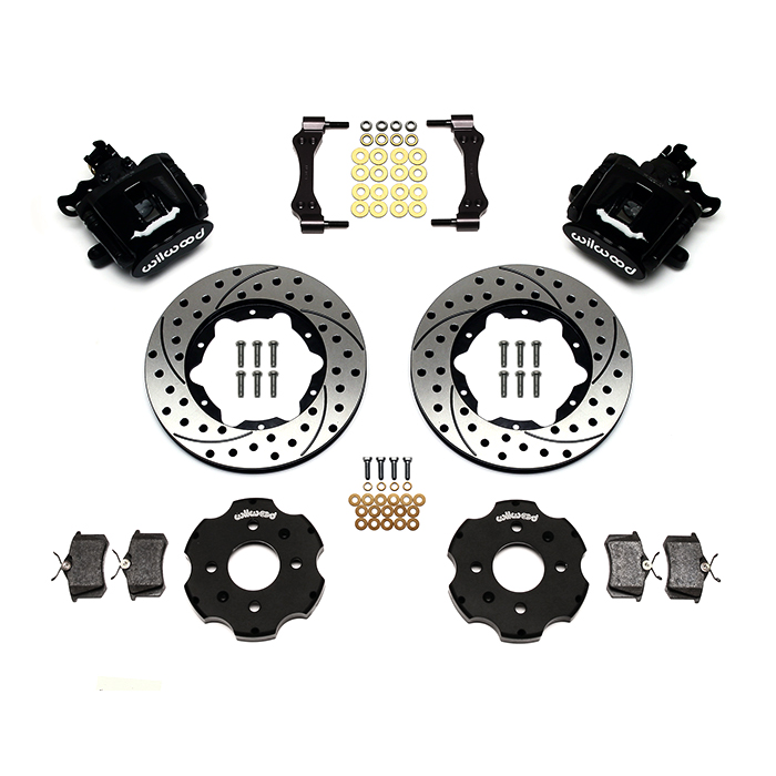 Wilwood Brake Kit Front Honda/Acura Blk Drilled