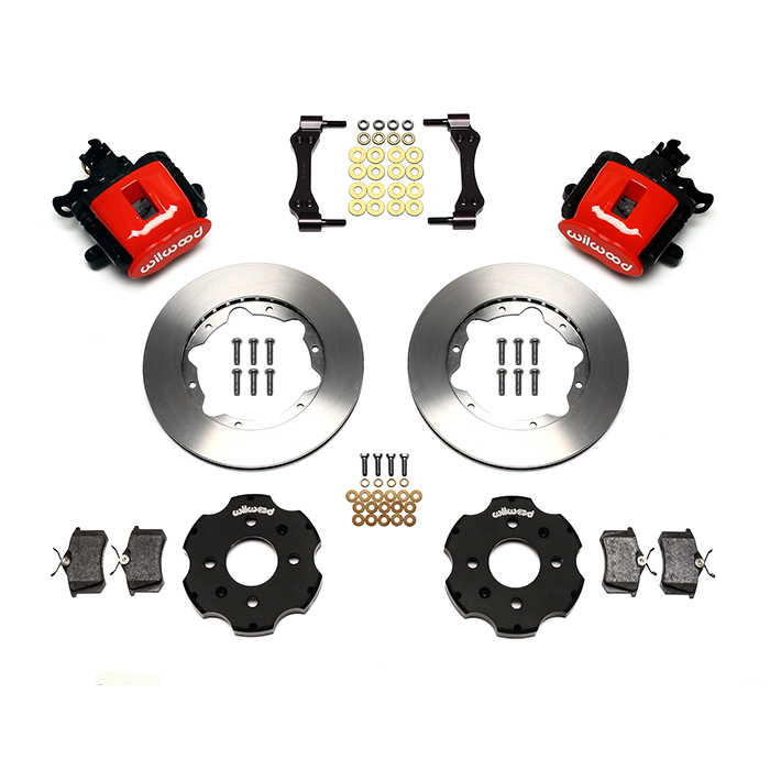 Wilwood Combination Parking Brake Rear Kit 11.00in Drilled Civic / Integra Disc 2.39 Hub Offset main image 0