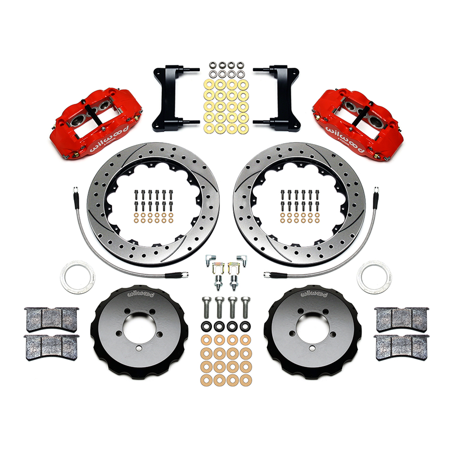 Wilwood 6R Drilled/Slotted Front Big Brake Kit | Subaru BRZ/Toyota 86 (22+) (140-12870-D) main image 1