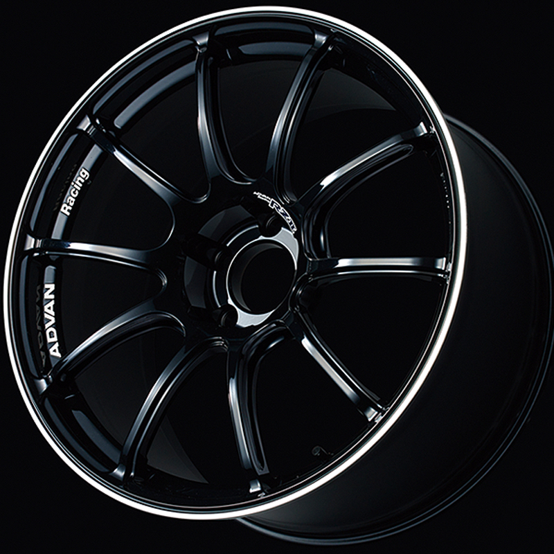 Advan RZII 19x8.0 +47 5-100 Racing Hyper Black Wheel main image 1