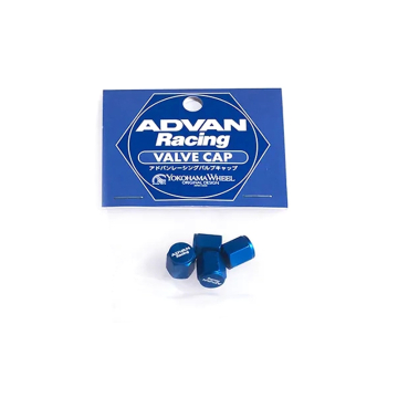 Advan Racing Valve Stem Cap Set - Blue