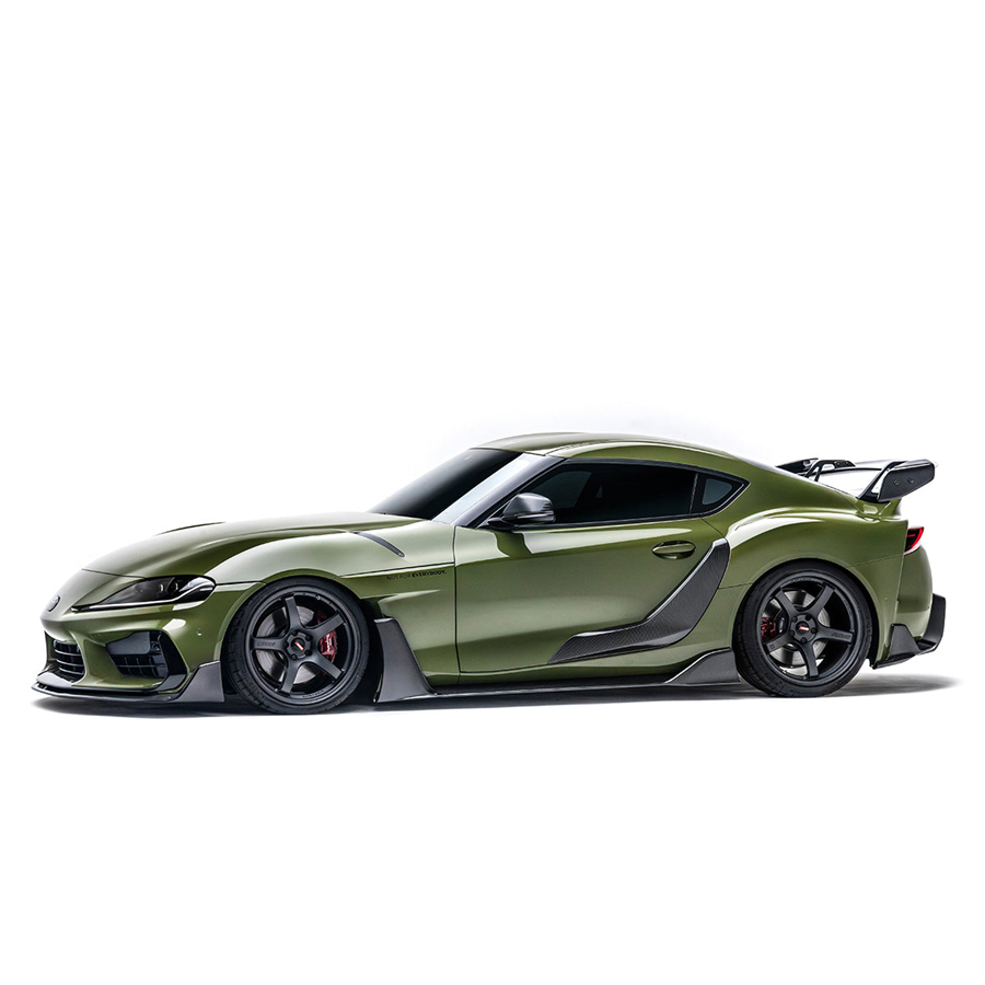 Evasive Motorsports: ADRO Carbon Fiber Door Garnish - Toyota Supra