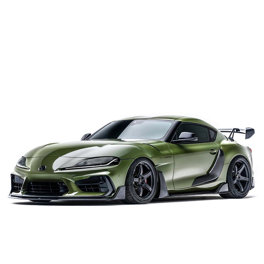 Evasive Motorsports: ADRO Carbon Fiber Door Garnish - Toyota Supra