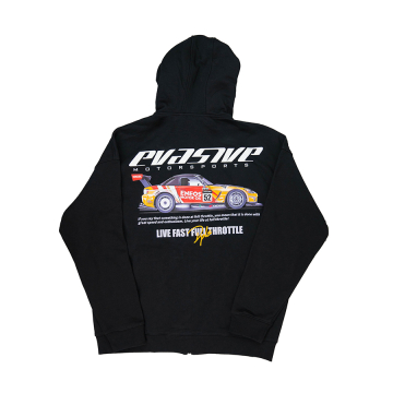 DPLS x Evasive Motorsports S2000RS Zip Up Hoodie - Black
